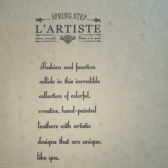 L’Artiste spring step black laced shoes 38 new in the box - Picture 8 of 9